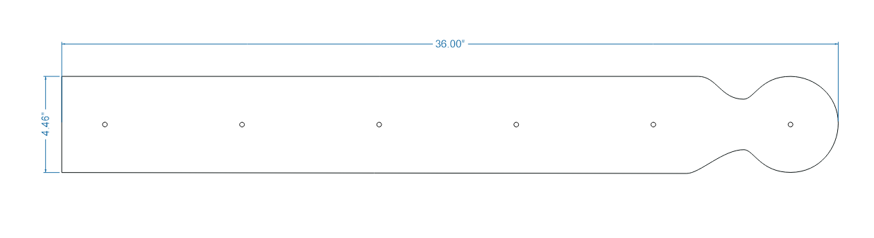Revolutionary Iron Functioning Hinge Strap