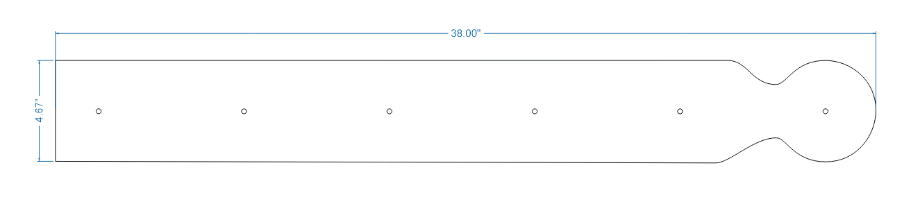 Revolutionary Iron Functioning Hinge Strap