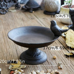 Vintage European Iron Bird Feeder