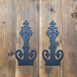 Base de poteau affleurante en fer Renaissance