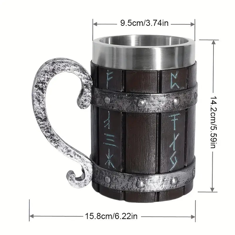 Norse Rune Drinking Mug