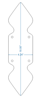 Rustic Iron Push Plate