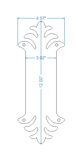 Greco-Persian Iron Push Plate