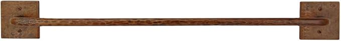 Hand Hammered Copper Towel Bar, Oil Rubbed Bronze Finish Towel Racks Bathroom Set