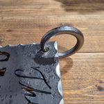 Rustic Iron Name Sign