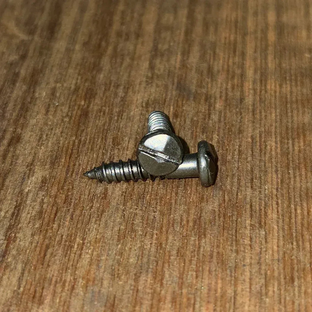 #6 Hammered Slotted Head Decorative Screw