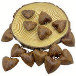 20pcs Rusty Heart Bells