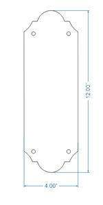 Classic Iron Push Plate