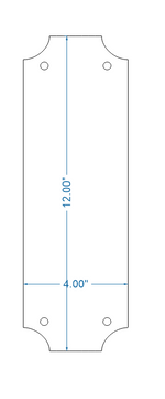 Transitional Iron Push Plate