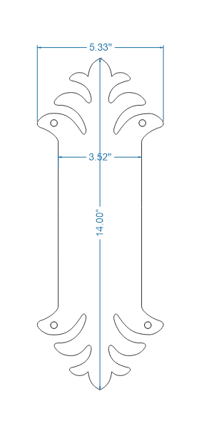 Greco-Persian Iron Push Plate