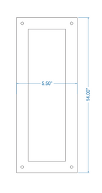 Finnish Folk Ironwork Push Plate