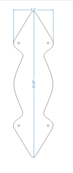 Neo-Classical Iron Push Plate Door Push Plates Push Plate