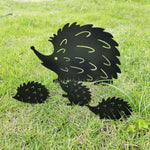 Family of Hedgehogs Yard Stakes