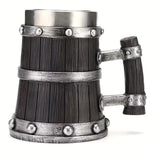 Loki Simulated Wooden Viking Beer Mug Uncategorized