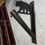 California Bear Iron Flag Bracket