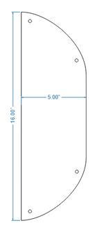 Tuscan Iron Push Plate