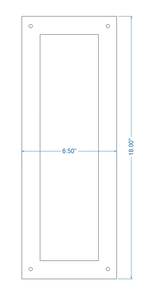 Finnish Folk Ironwork Push Plate