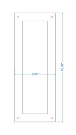 Finnish Folk Ironwork Push Plate