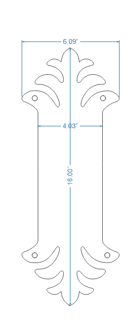 Greco-Persian Iron Push Plate