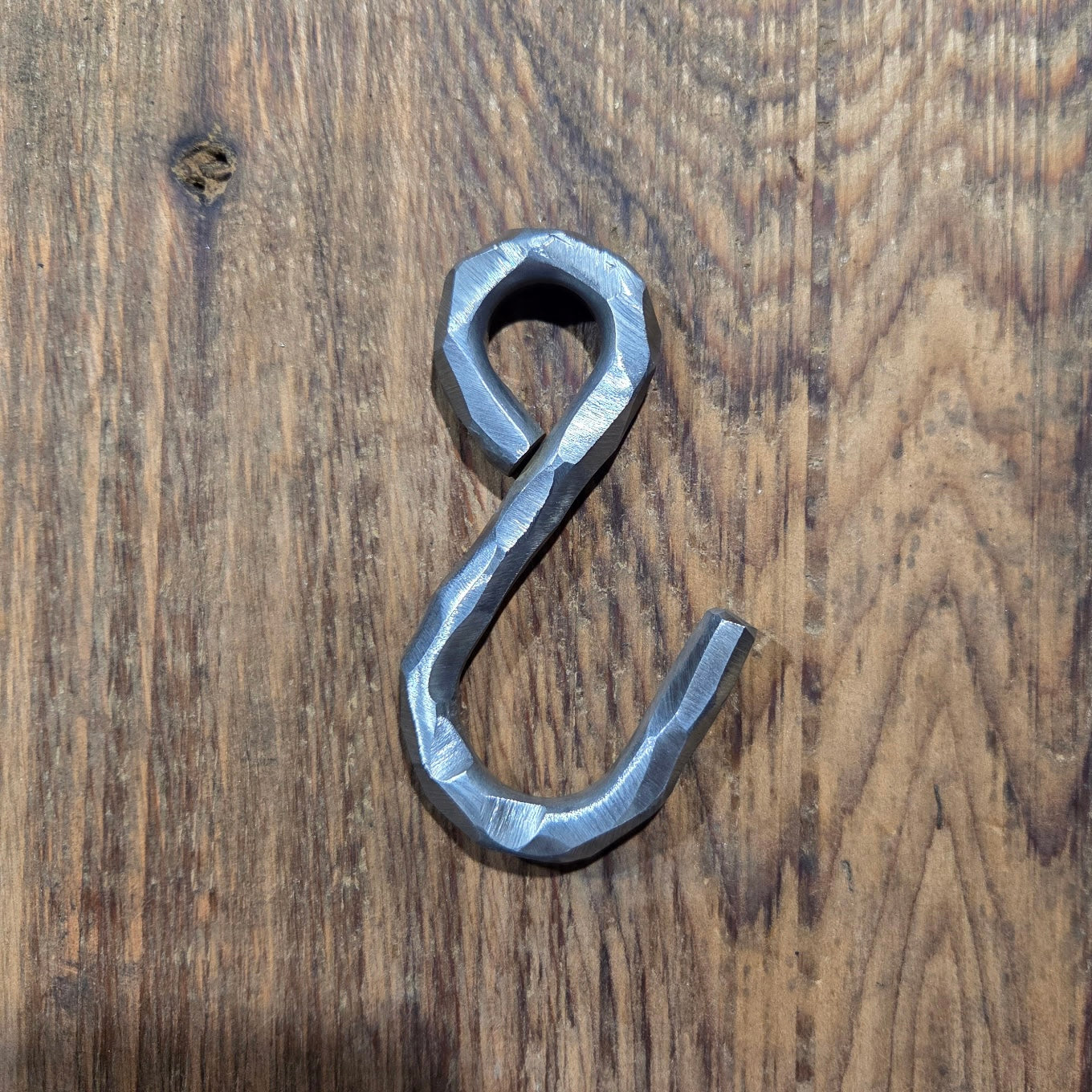 Hammered Metal Eye Hook