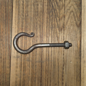 Hook Bolt 3/8" diameter x 5" overall with 2" thread