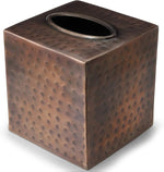 Decorative Hand Hammered Copper Tissue Box Facial Tissue Holders Decor