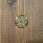Sunburst Brass Rosette - 1 1/2"