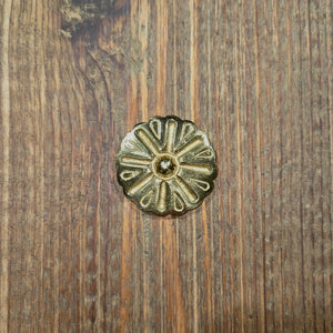 Sunburst Brass Rosette - 1 1/2" - Old West Iron