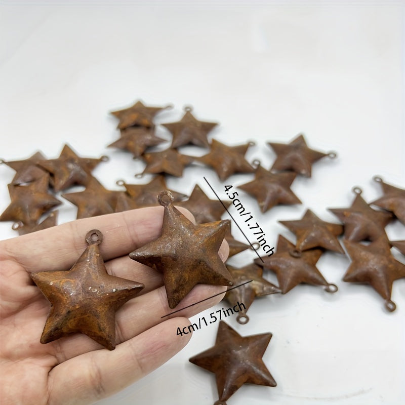 20pcs Rusty Stars
