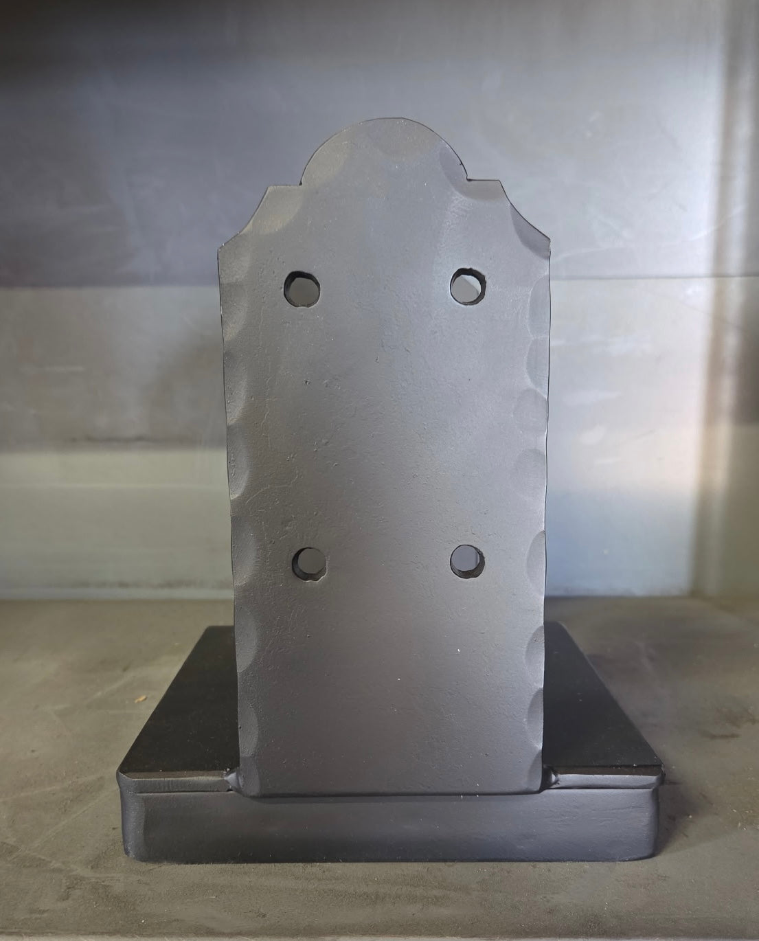 IN STOCK Classic Iron Flush Mount Post Base Assorted Sizes