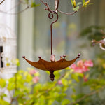 Iron Umbrella Bird Feeder