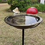 Hammered Copper Bird Fountain