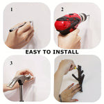 Tree Branch Cast Iron Wall Hooks