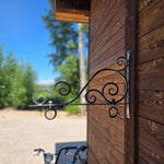 Hand-Forged Scrolled Sign Bracket