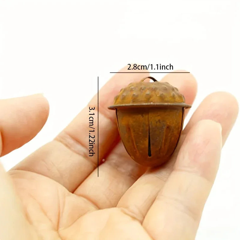 Rustic Acorn Bells - Old West Iron