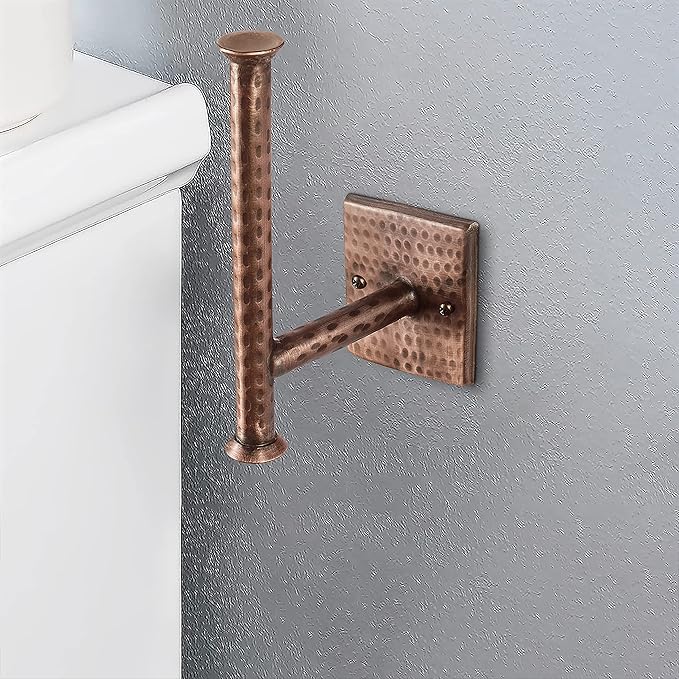 Antique Copper Toilet Paper Holder Wall Mount