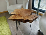 Rustic Live Edge Olive Coffee Table Natural Wood Coffee Tables Furniture