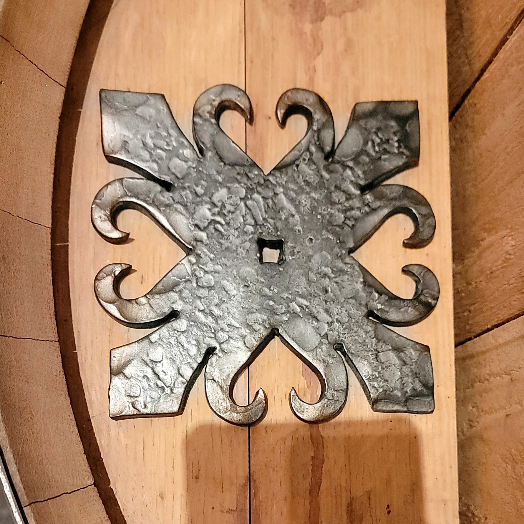 Authentique rondelle en fer du XVe siècle