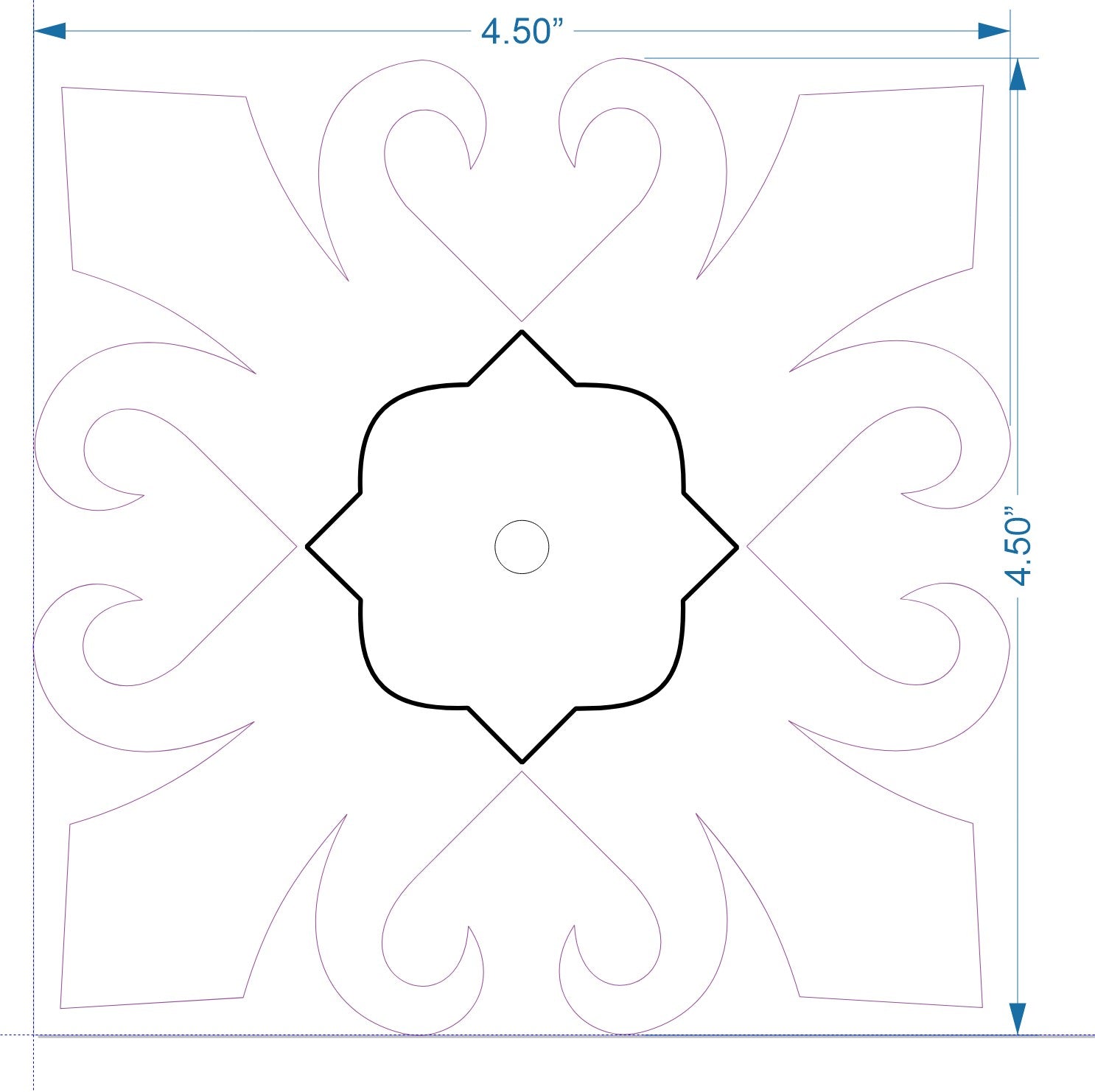 Authentic 15th Century Iron Rosette