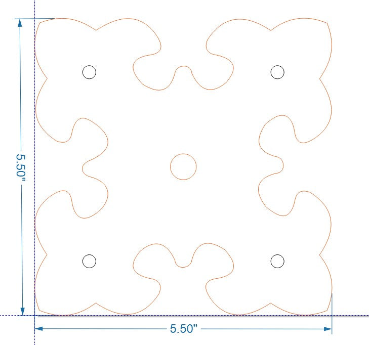 Barcelona Iron Rosette