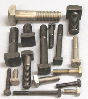 1" x 5" Square Head Machine Bolts - Old West Iron