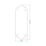 Classic Iron Push Plate