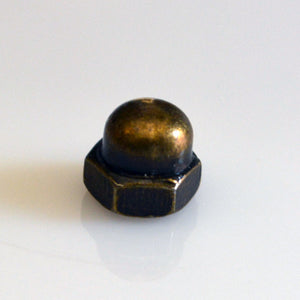 Chapeau borgne - Fini laiton antique - Filetage 8-32