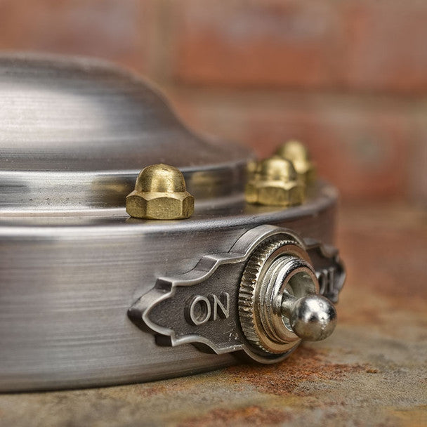 Cap Nut - Unfinished Brass - Threaded 8-32