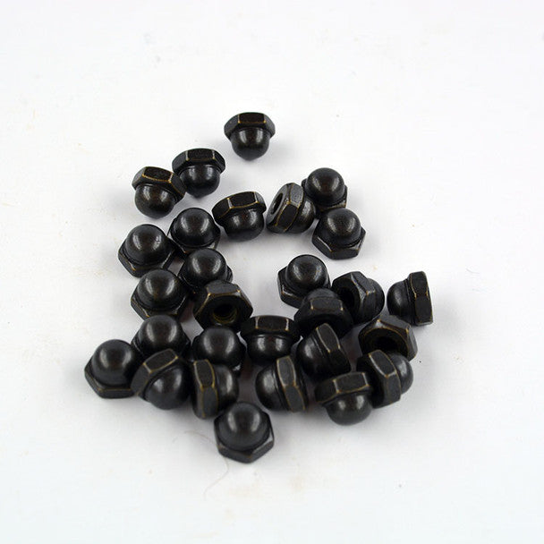 Cap Nut - Oil Rubbed Bronze Finish - Threaded 8-32