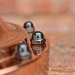 Cap Nut - Black Finish - Threaded 8-32