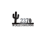 Custom Cactus Address Sign