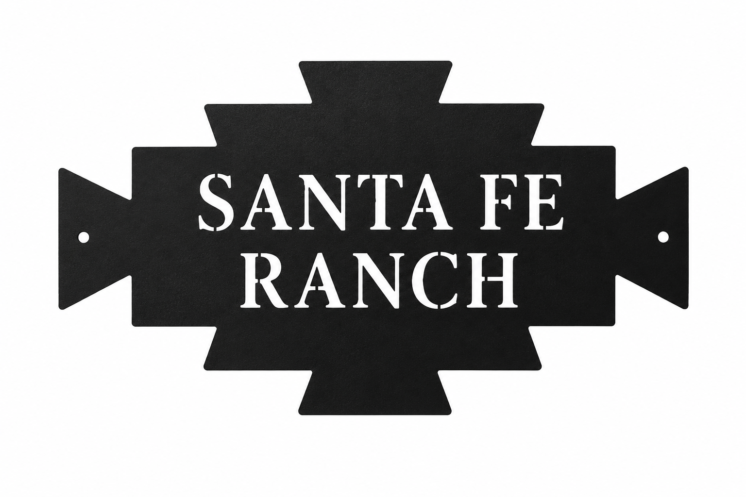 Custom Entry Sign - Santa Fe Ranch