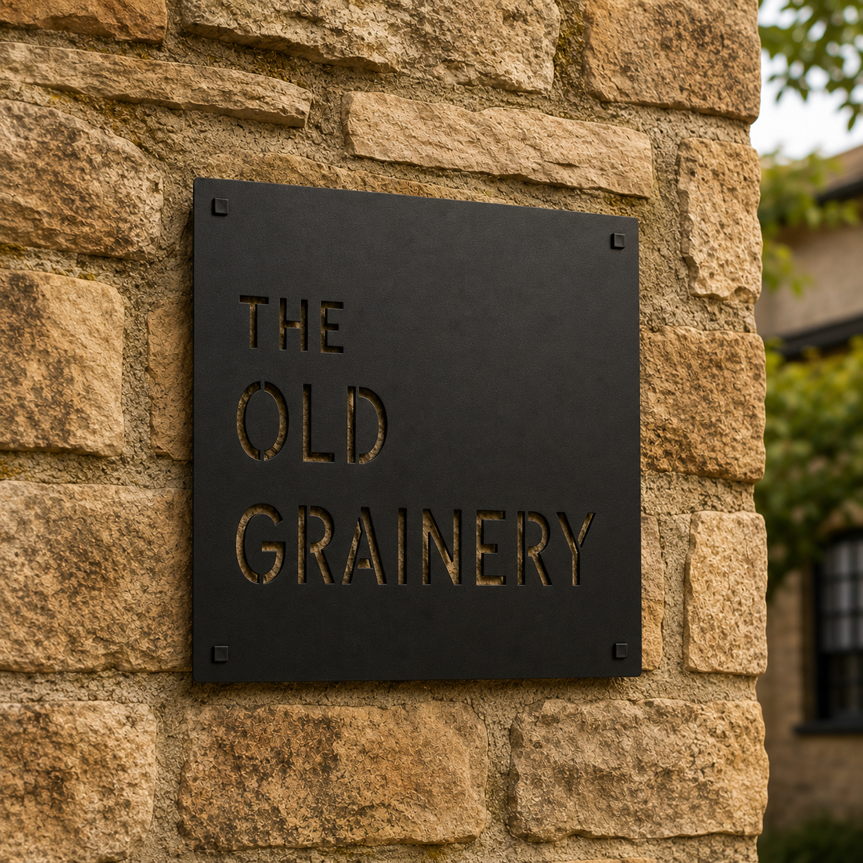Custom Entry Sign - Square