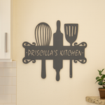 Kitchen Utensil Sign - Personalized